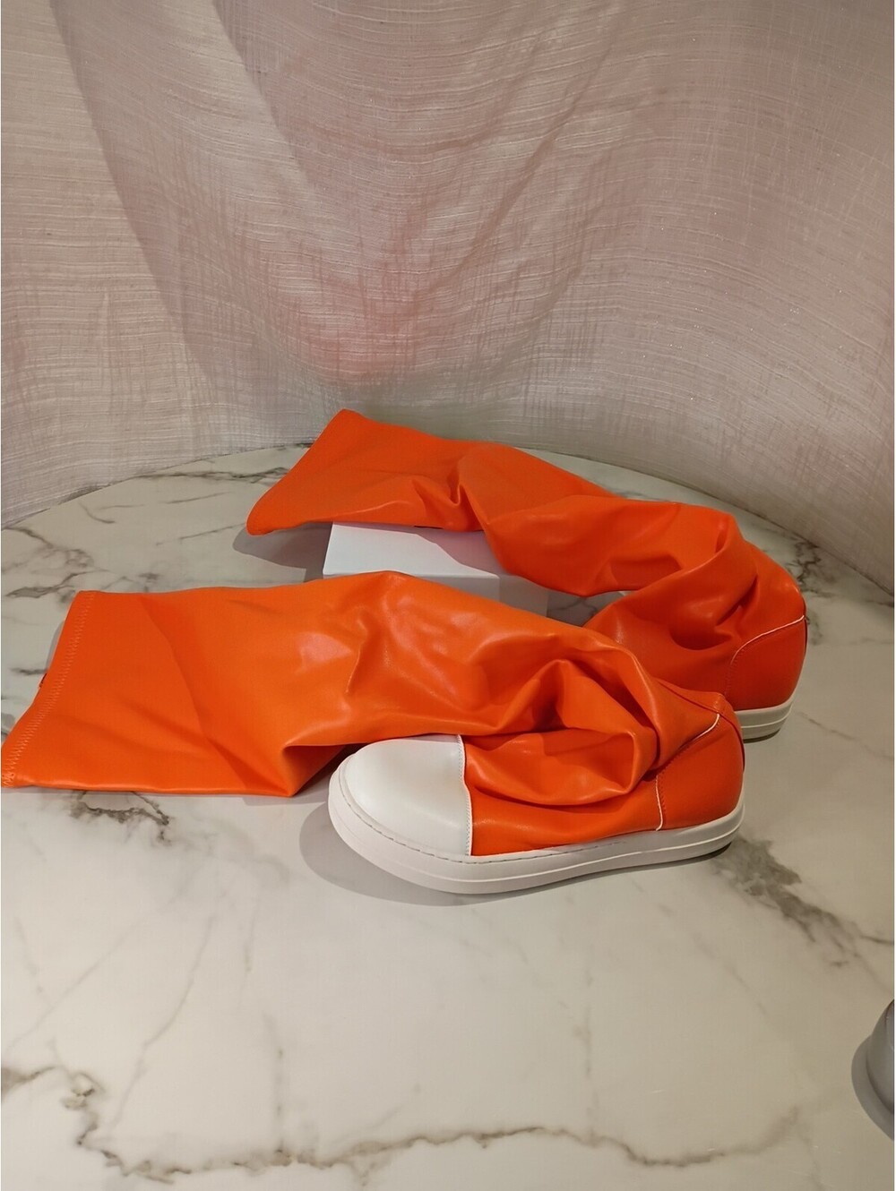 Orange Long Sleeve Women's Shoes